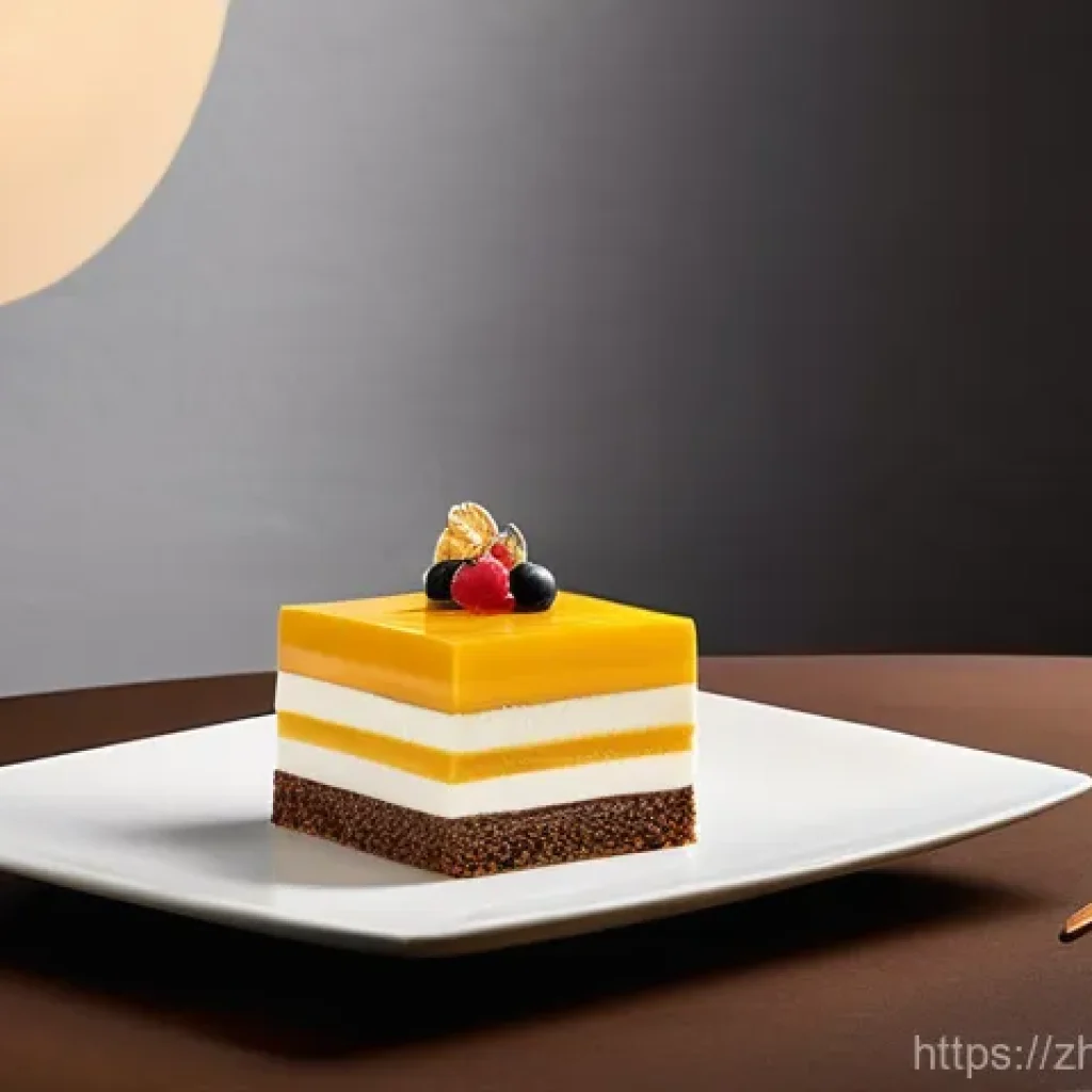 디저트 전문가와 베이커리 협업 사례 - **Prompt:** A meticulously crafted limited-edition dessert, envisioned as a collaboration between a ...