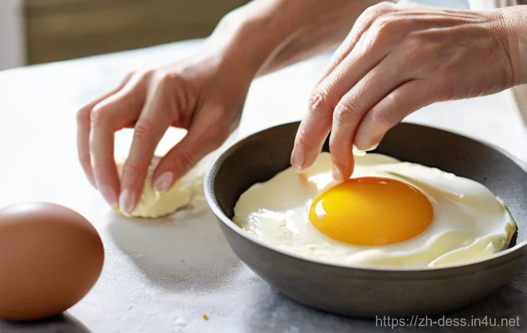 디저트 전문가의 실무 팁 - **Prompt 1: The Art of Preparation**
    "A close-up shot in a sunlit, cozy kitchen. Focus on a pair...